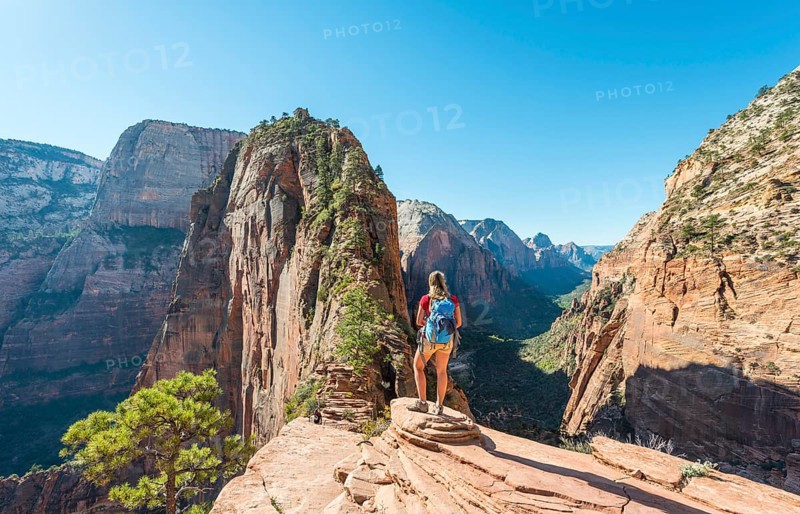 Hiker at Viewpoint