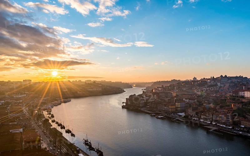 View over Porto with River Douro