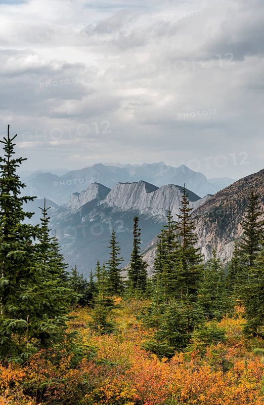 Striking mountain range