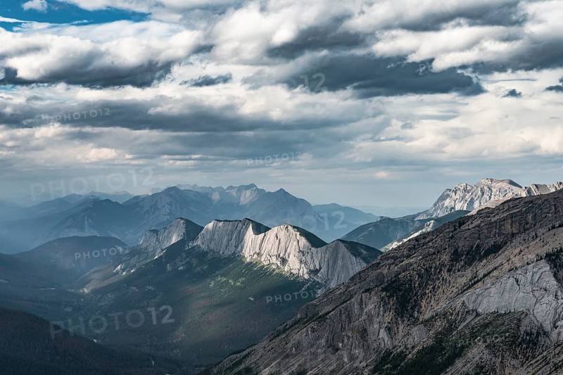 Striking mountain range