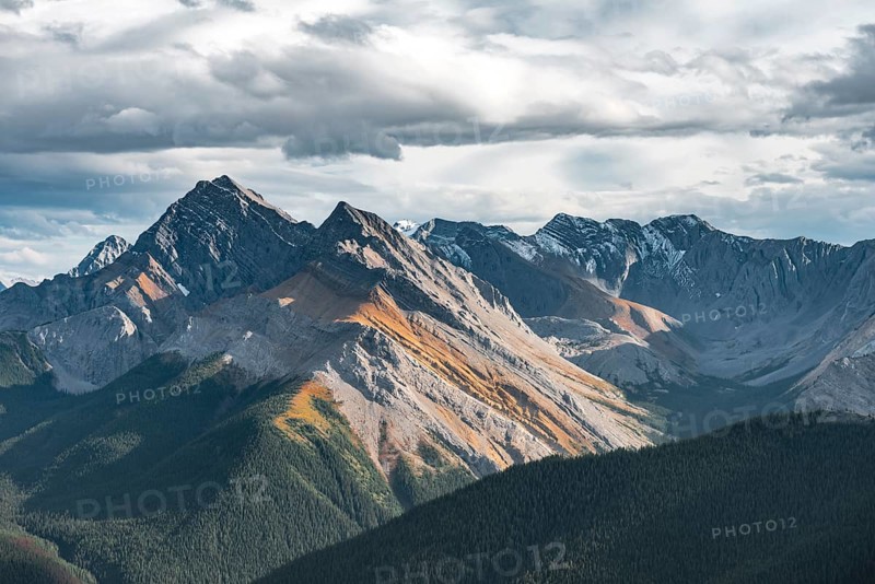 Panoramic view of mountain landscape