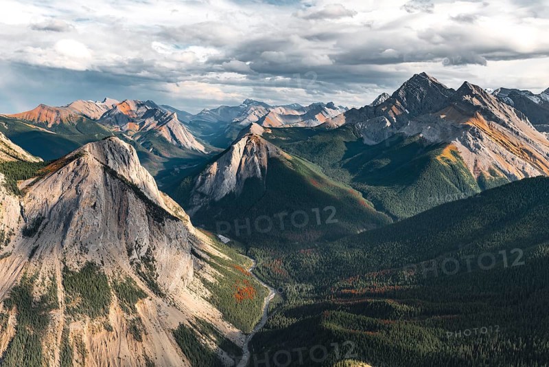 Panoramic view of mountain landscape