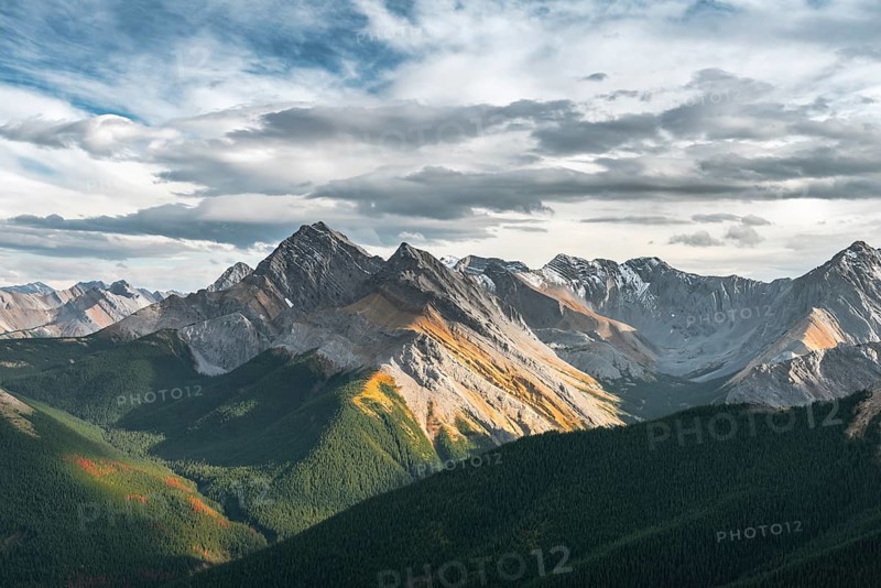 Panoramic view of mountain landscape
