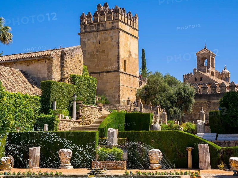 The gardens of Alcazar de los Reyes Cristianos
