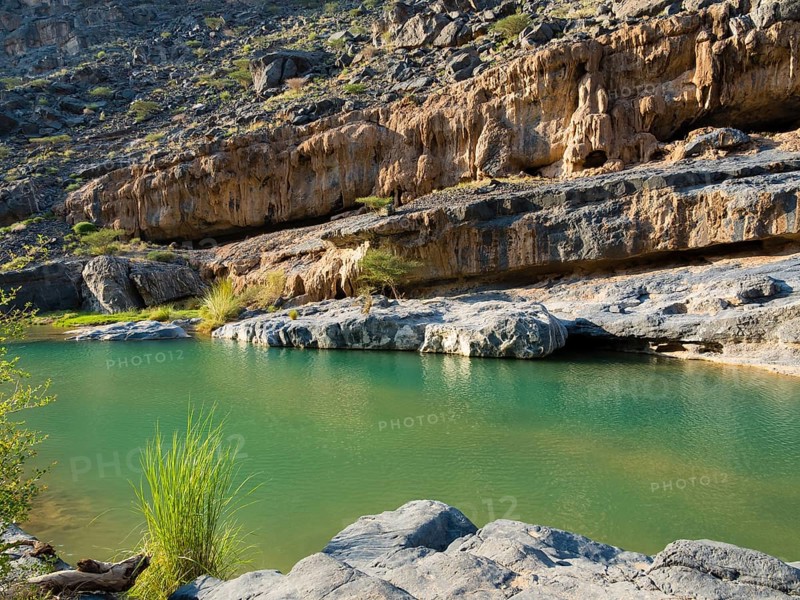Clear water in Wadi Dam