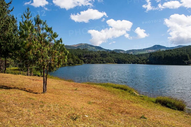 Artifical lake on the Mulunguzi Dam