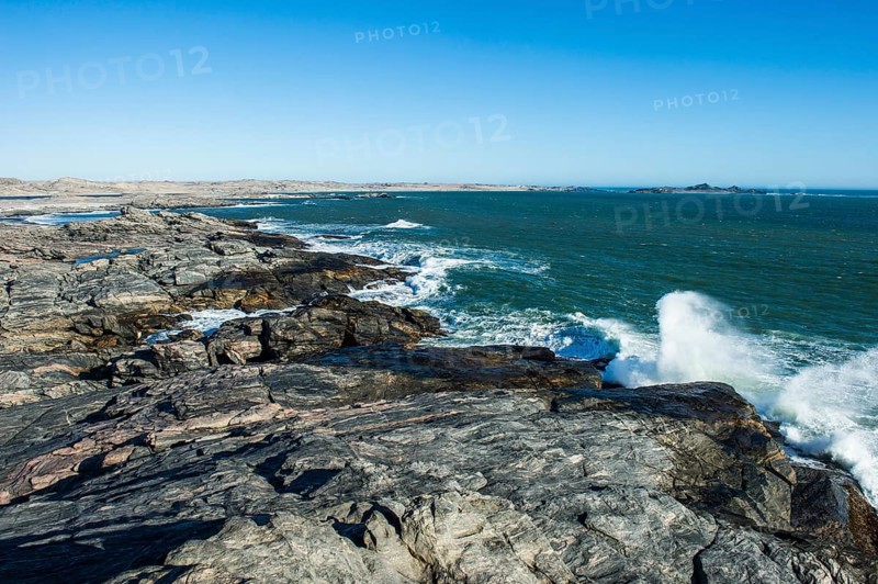Rocky coastline on Diaz Point