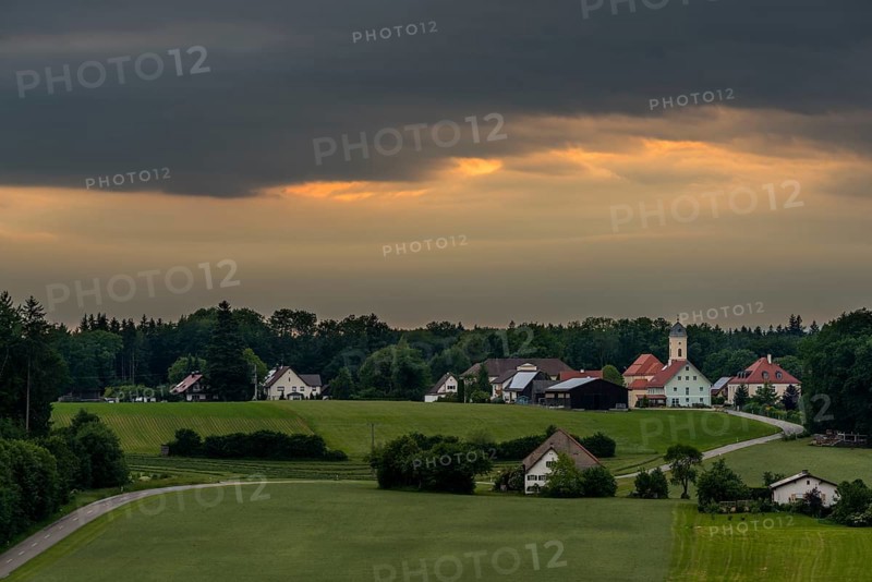 Maria Baumgartle with cloudy sky