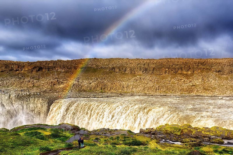 Rainbow over gorge