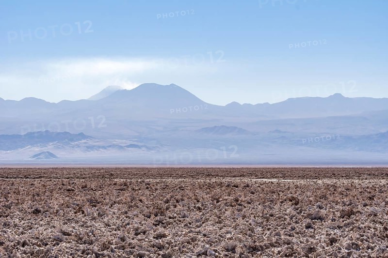 View over the salt desert Salar de Atacama