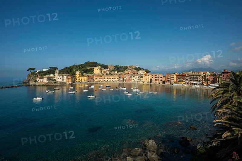 Townscape with harbour in Baia del Silenzio