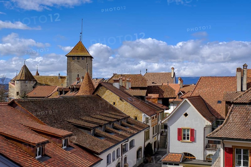 View of the roofs of the historic Old Town