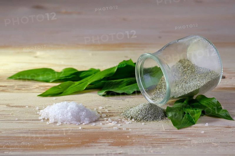 Herbal salt with Ramsom (Allium ursinum)