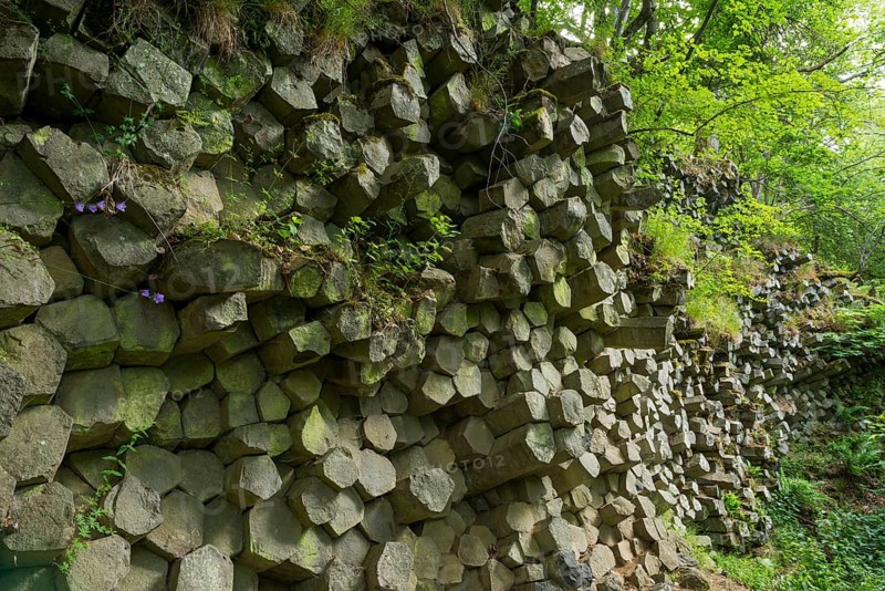 Basalt prisms