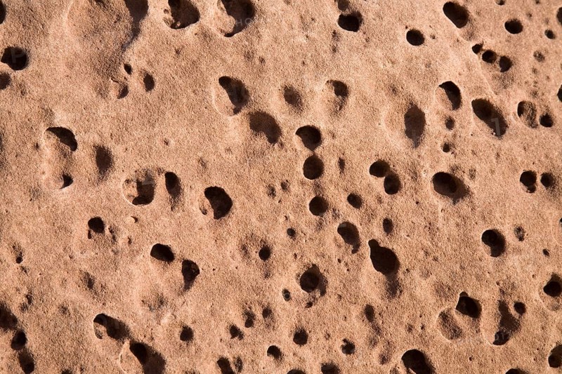 Washed out sandstone