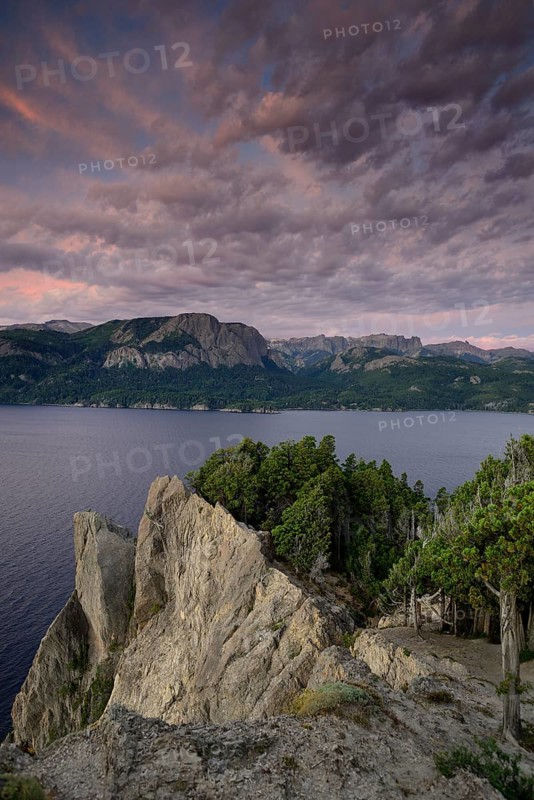 Viewpoint Mirador del Viento with clouds in the evening sky