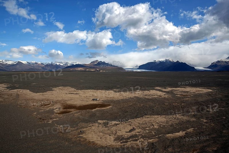 Vulcanic sand Skeidararsandur at Skaftfell