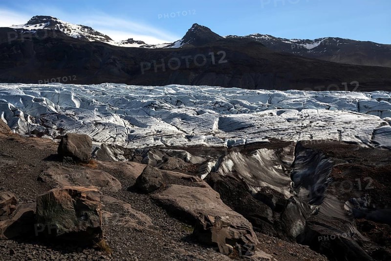 Glacier snout