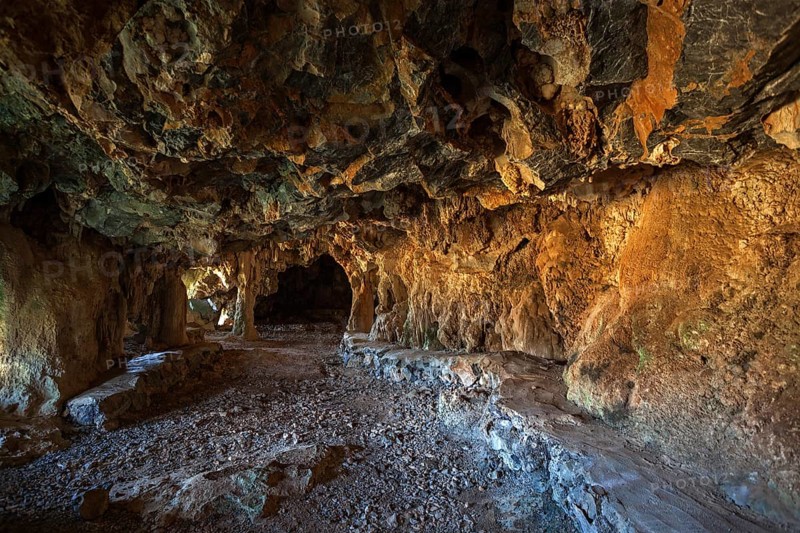 Cave in a karst cone called mogote