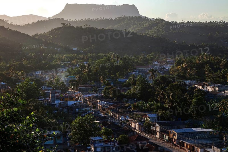 View of the houses of Baracoa
