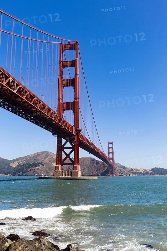 View from Fort Point to the Golden Gate Bridge