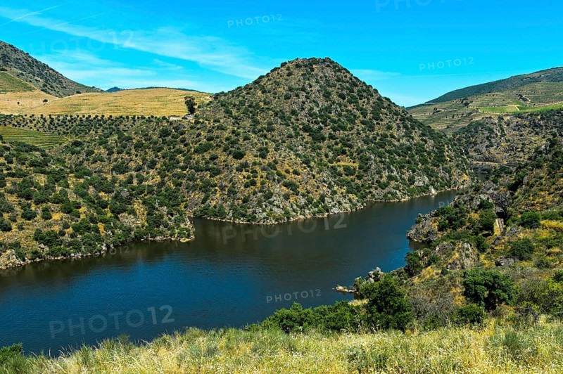 River landscape in the Upper Douro Valley