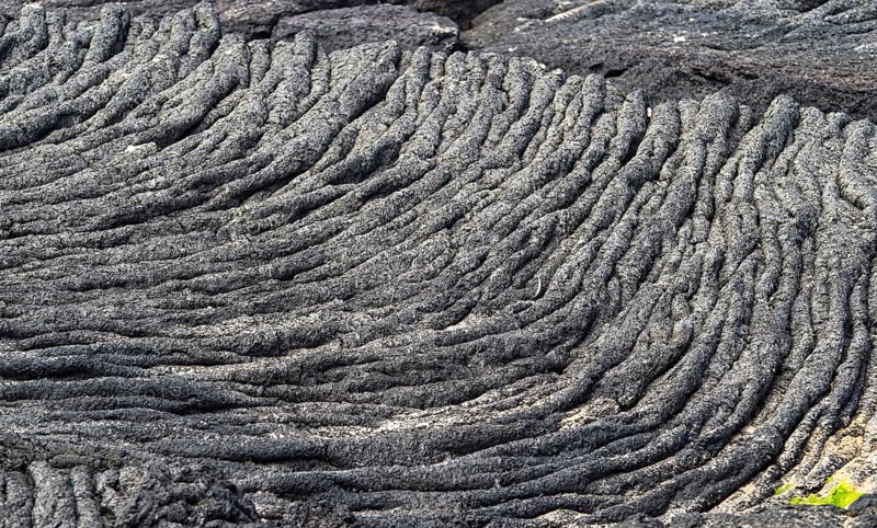 Pahoehoe-Lava structures