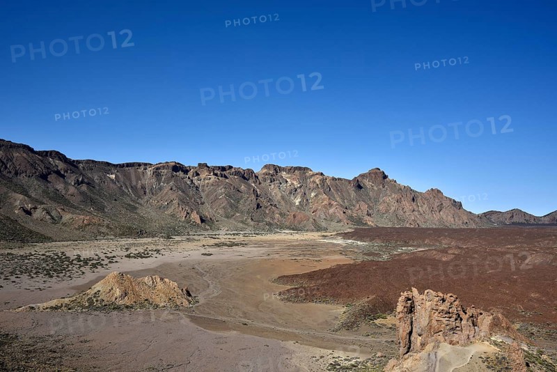 Foothills of solidified lava