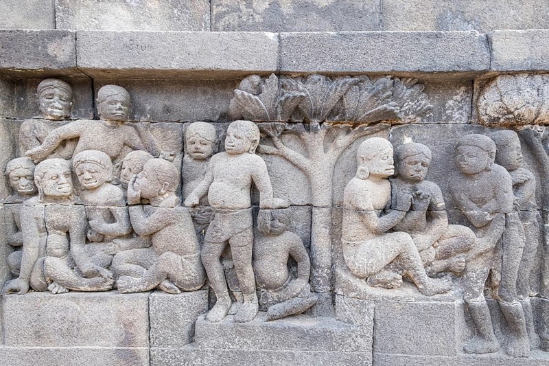 Stone relief