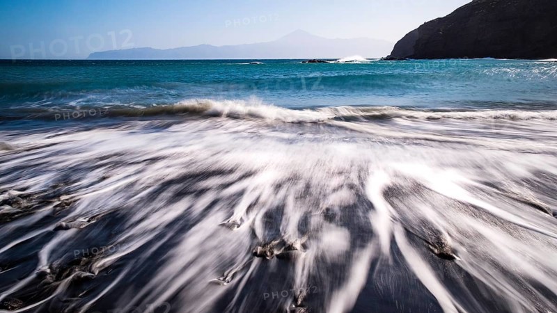 Sunrise at the beach Playa de Caleta