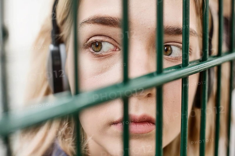 Young blonde woman
