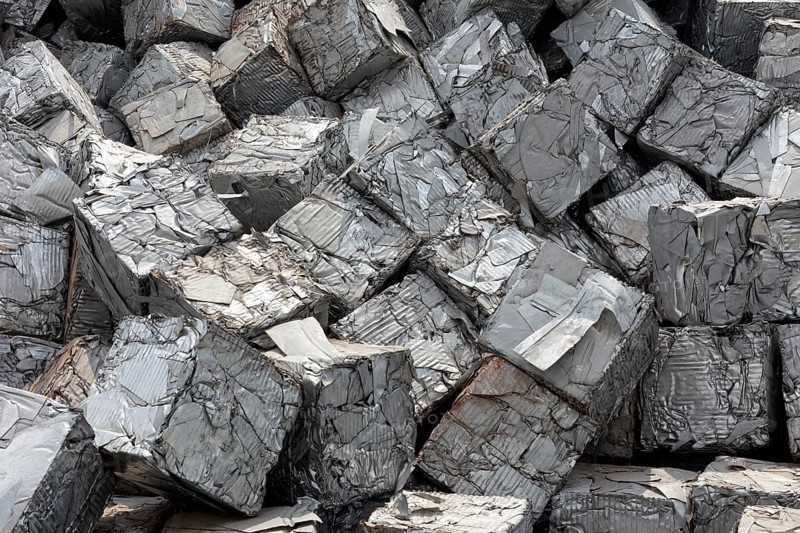 Metal waste from industrial production