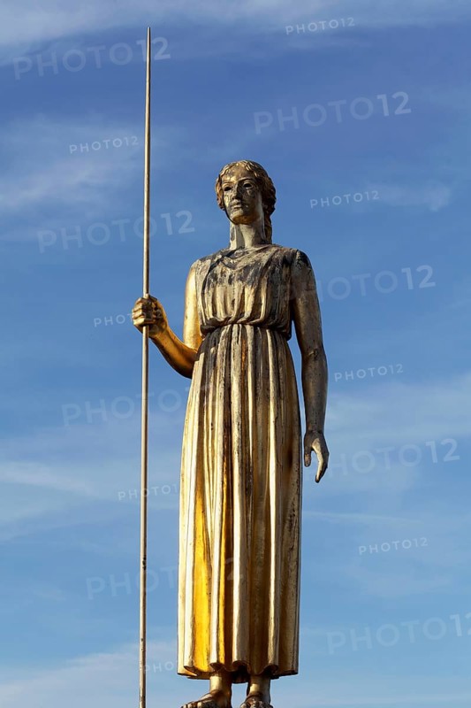 Pallas Athene with spear