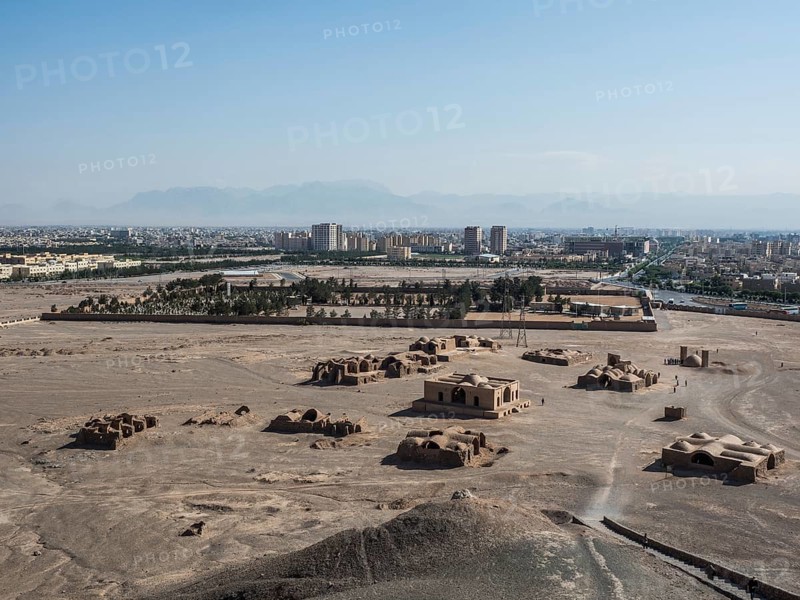 Ruins of the ceremonial buildings at the Tower of Silence