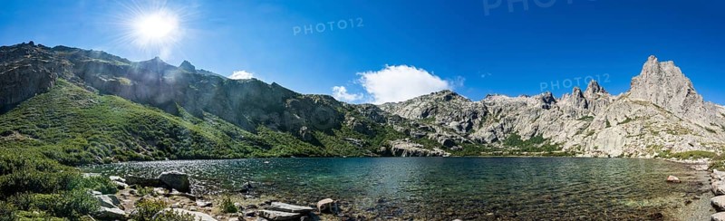 Mountain lake Lac de Melo