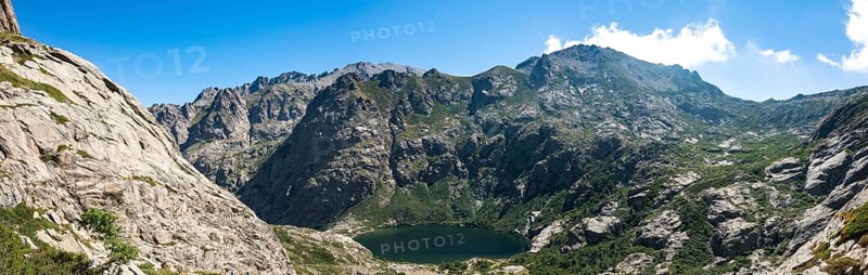 Mountain lake Lac de Melo