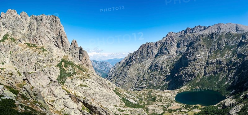Mountain lake Lac de Melo