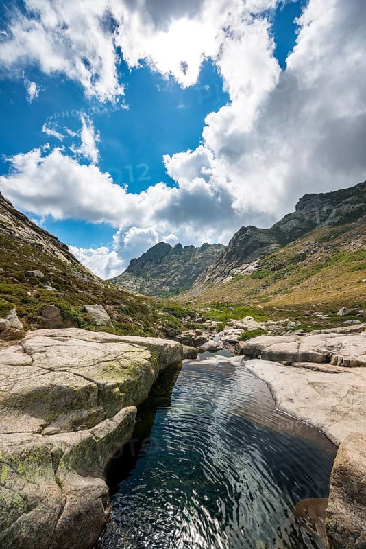 Pool in the mountains