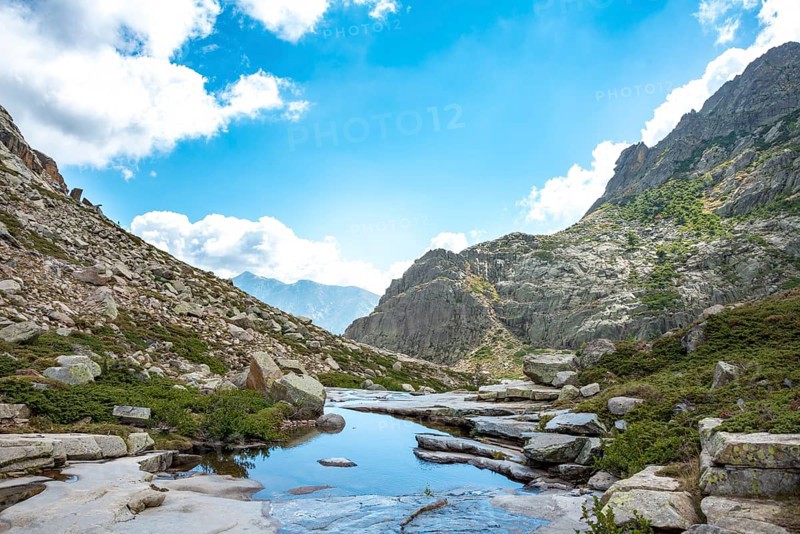 Pool in the mountains