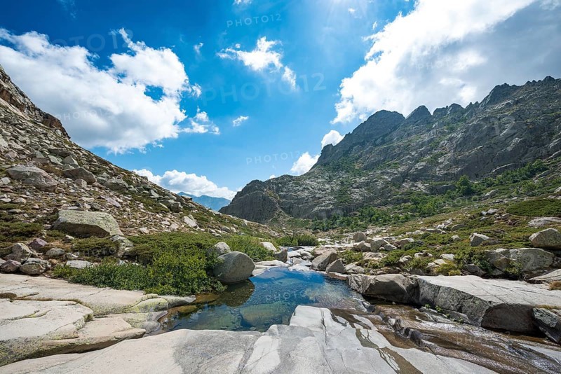 Pool in the mountains