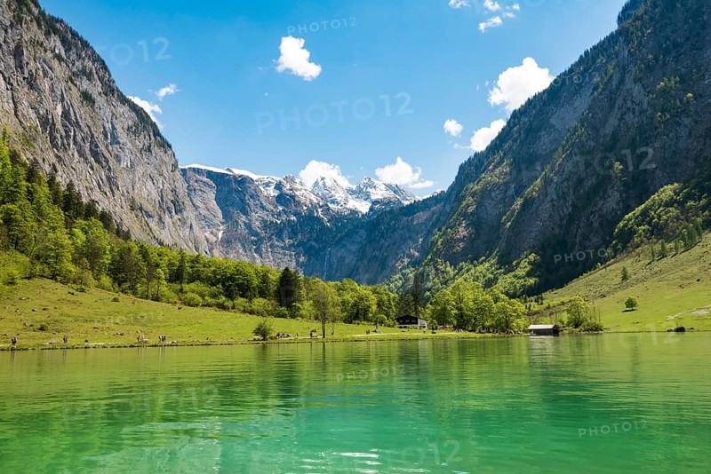 View of the Salet-Alm with Obersee