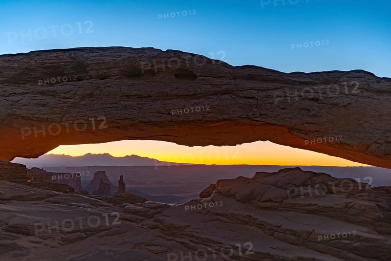 View through Natural Arch