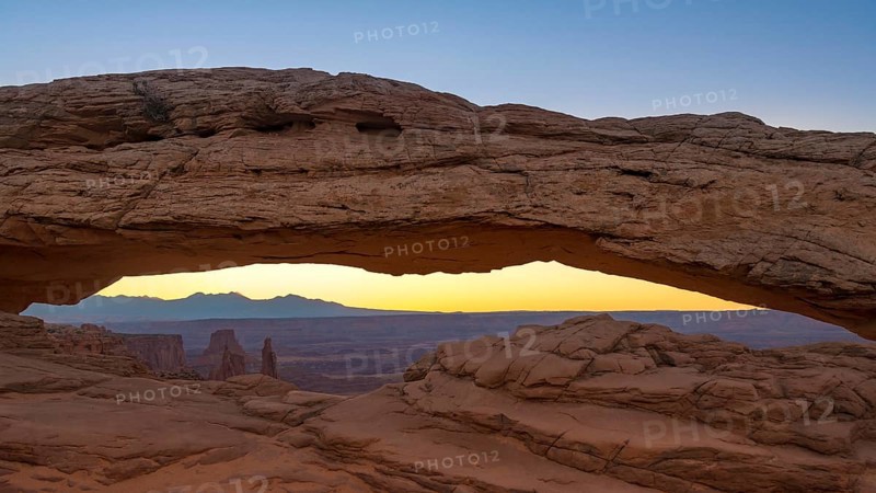 View through Natural Arch
