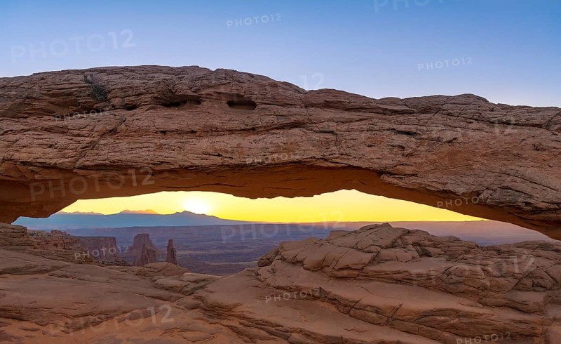 View through Natural Arch