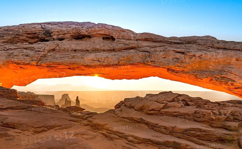 View through Natural Arch