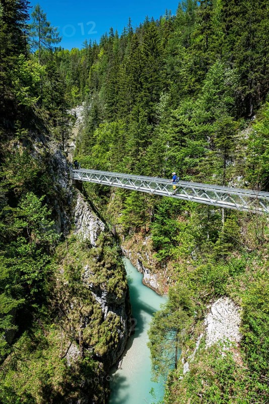 Bridge over Leutasch Gorge