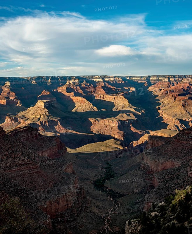 Canyon Landscape in the Evening Light