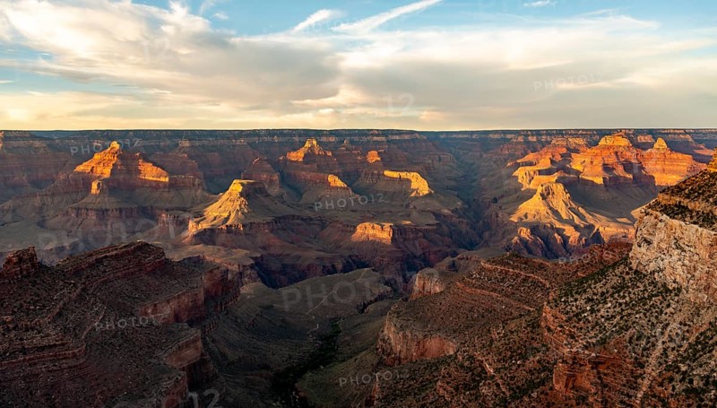 Canyon Landscape in the Evening Light