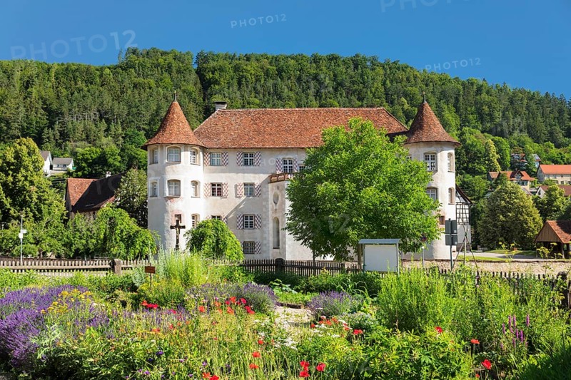 Moated castle