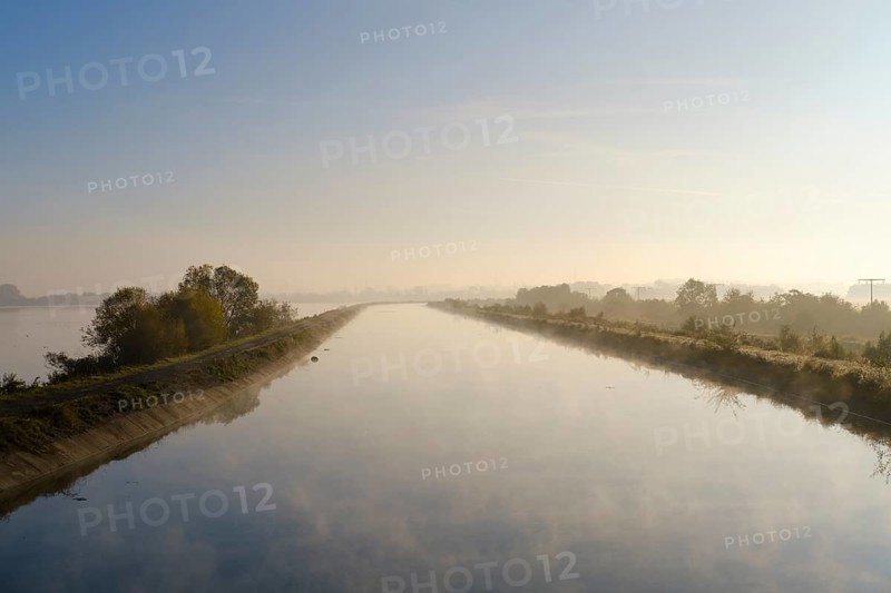 Isar canal at the Ismaninger reservoir